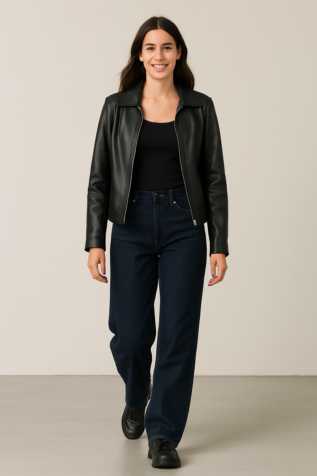 Fenna Jeans Schlaghose High Waist