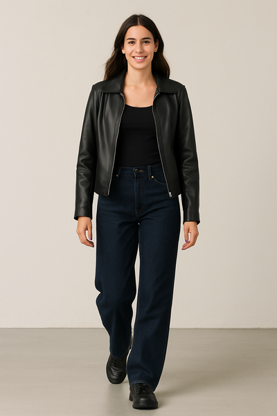 Fenna Jeans Schlaghose High Waist