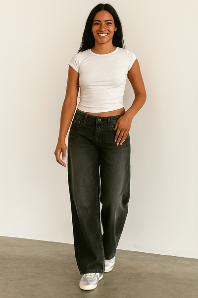 Fenna Jeans Schlaghose High Waist