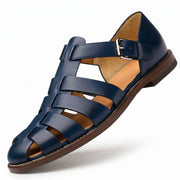 Ramsden - Hochwertige Gladiatorensandalen – Marineblau
