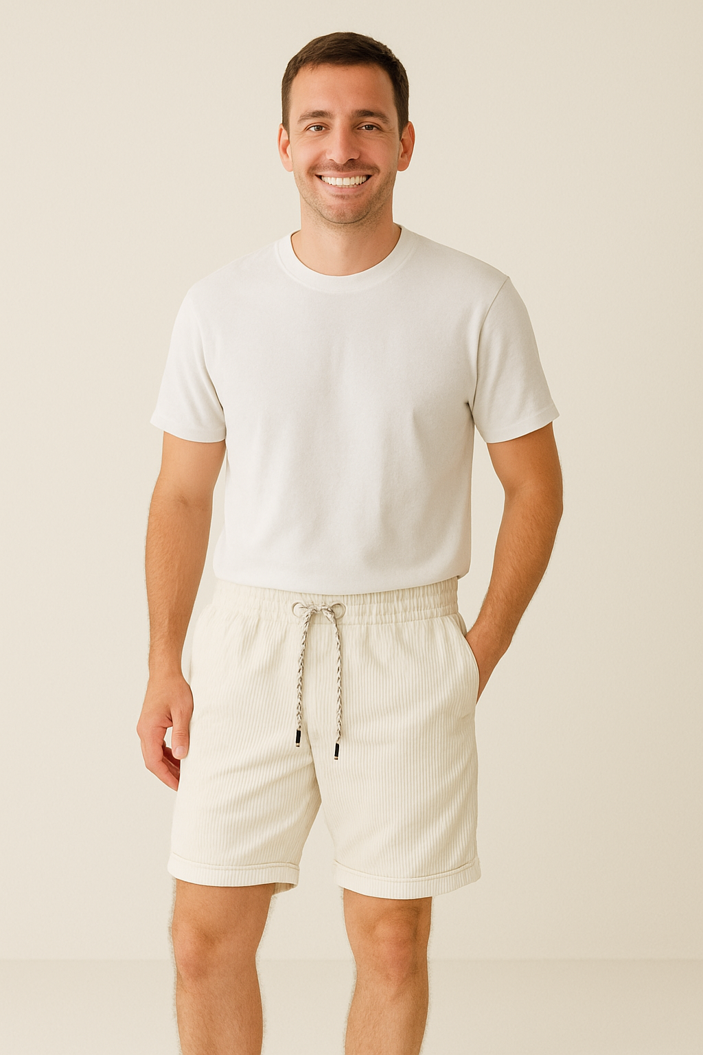 Jigs - Klassische Cord-Shorts, Lässiger Stil