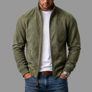 Avermont - Softtouch-Bomberjacke – Olivgrün