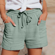 Hanneke - Komfortshorts mit Taschen – Grün
