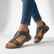 Elanora - Leichte ergonomische Sandalen – Grau
