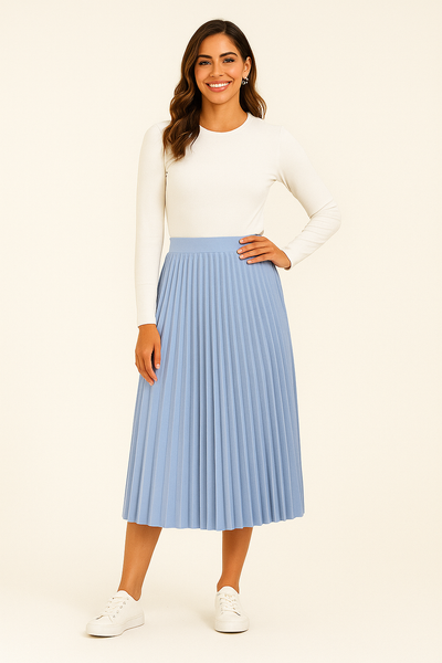 Gwen Plissee Midirock