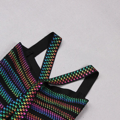 Trendy Gestreiftes Bodycon Minikleid für Damen – Liana