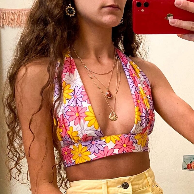 Zandee Amity - Haltertop Sommerlich Fröhlich Stilvoll