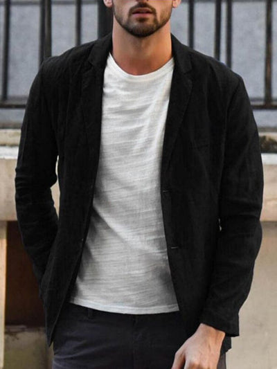 Einreihiger Leinenblazer für Herren