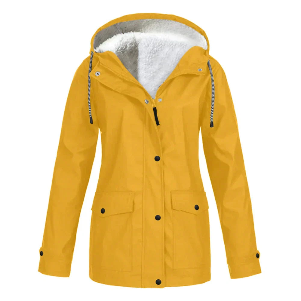 Stylische Regenjacke für Damen | Warme
