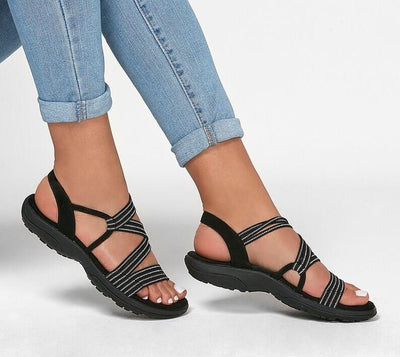 Crisscross Sandalen mit Streifen für Damen