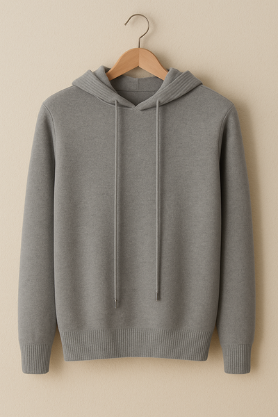 Henry Strickpullover Herren mit Kapuze