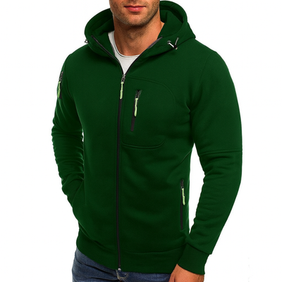 Herren-Kapuzenpullover mit Reißverschluss – Freizeitstil und sportliche Aktivitäten