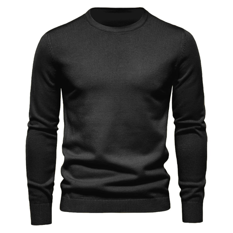 Herren-Pullover mit Rundhalsausschnitt
