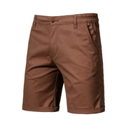 Shorts da uomo stretch estivi casual curati – Braun