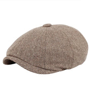 Arthur | Herren klassische Schiebermütze im Vintage-Stil – Khaki