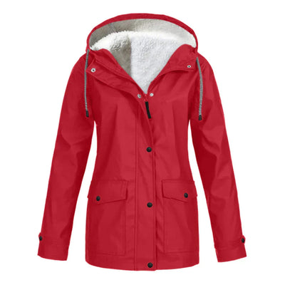 Regenjacke Damen Warm Gefüttert | Winddicht & Elegant