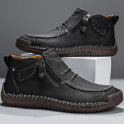 Drevian - Ergonomische Stiefeletten mit Reißverschluss – Schwarz
