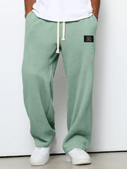 Herren Jogginghose Mit Lockerer Passform Und Seitentaschen – Bequeme Freizeithose – Grün