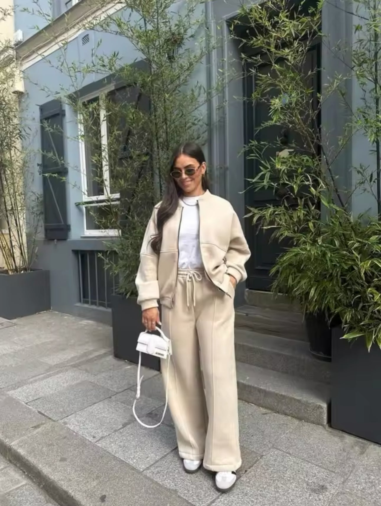 Zweiteiliges Sweat-Set | Reißverschlussjacke | Lässiger Stil