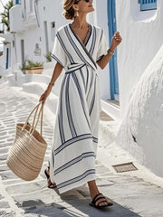 Santorini Sommerkleid – Weiß