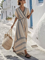 Santorini Sommerkleid – Apricot
