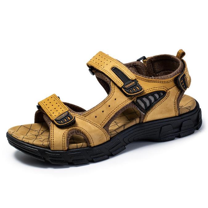Strapazierfähige Outdoor-Ledersandalen für Herren
