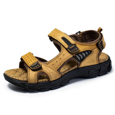 Strapazierfähige Outdoor-Ledersandalen für Herren