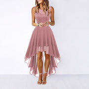 Airish - Faszinierendes asymmetrisches Kleid – Rosa