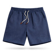 Barnett - Bequeme Shorts mit flexiblem Bund – Blau