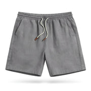 Barnett - Bequeme Shorts mit flexiblem Bund – Grau