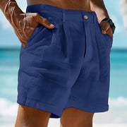 Moran - Gemütliche Freizeit-Shorts – Blau