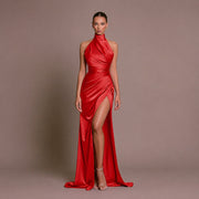 Elle - Stilvolles Maxikleid – Rot