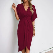 May - Schickes Wickelkleid – Rot