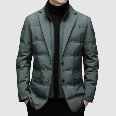 Herren Winterjacke | Slim Fit Gestepptes Design