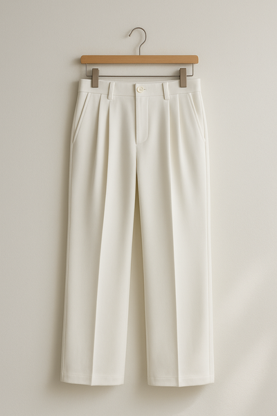 Jason Weite Stoffhose mit Falten