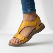Elanora - Leichte ergonomische Sandalen – Gelb