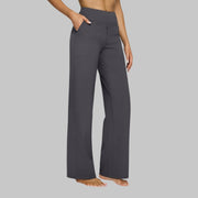 Jogginghose Damen – Bequeme Trainerhose für Damen, Stilvolle Jogginghosen für Damen mit Praktischen Taschen – Dunkelgrau