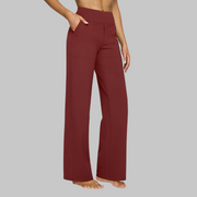 Jogginghose Damen – Bequeme Trainerhose für Damen, Stilvolle Jogginghosen für Damen mit Praktischen Taschen – Rot