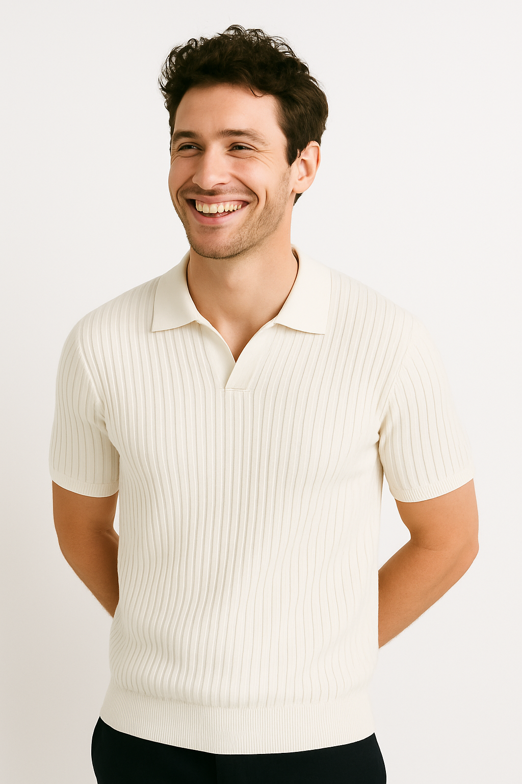 Jozef Strick-Poloshirt mit Kurzarm