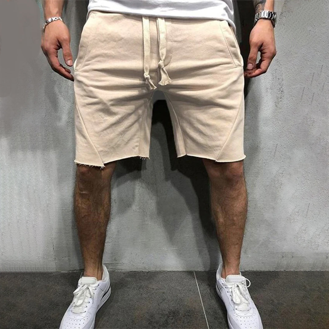 Sportliche Fransen-Shorts für Herren