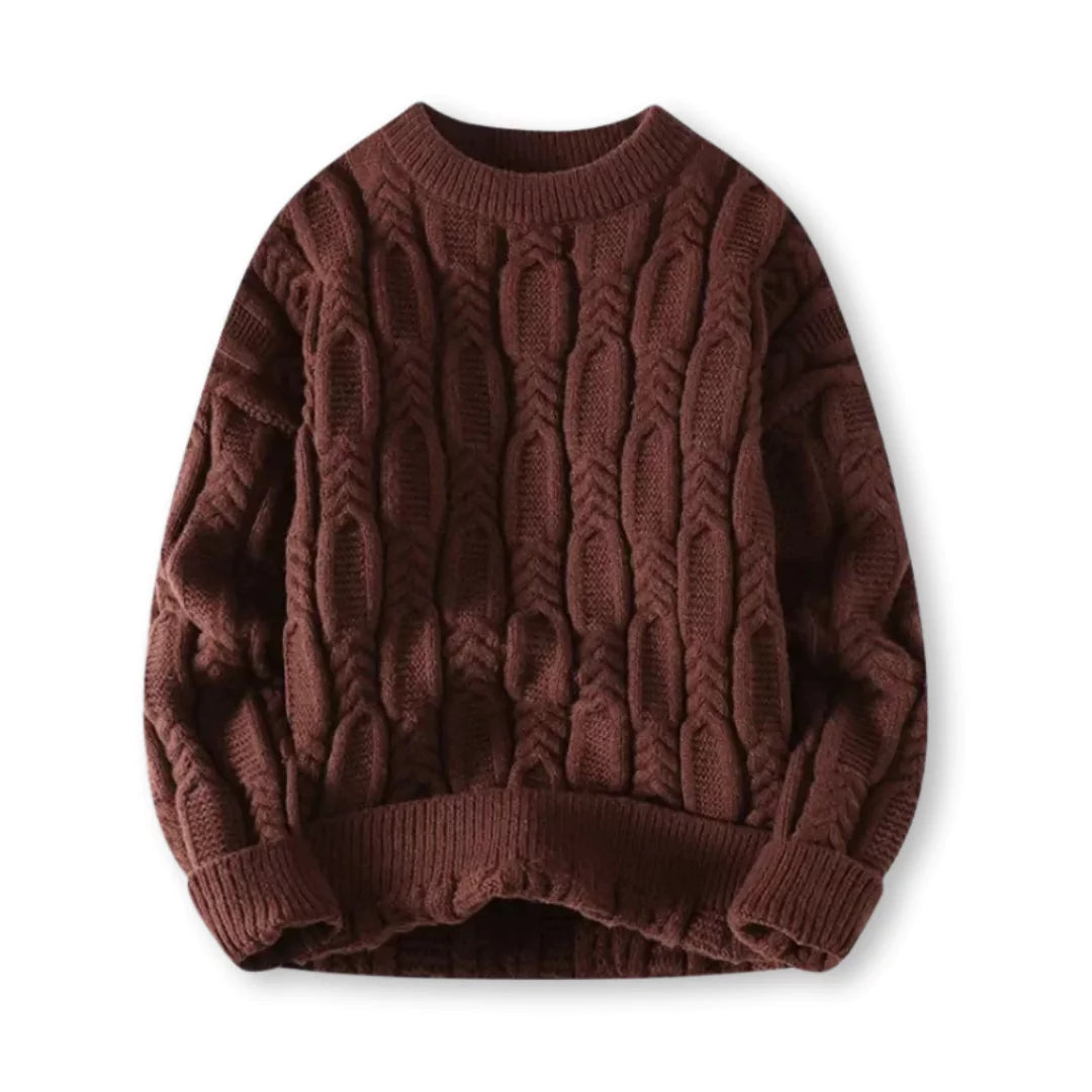 Klassischer Strickpullover für Stil und Wärme