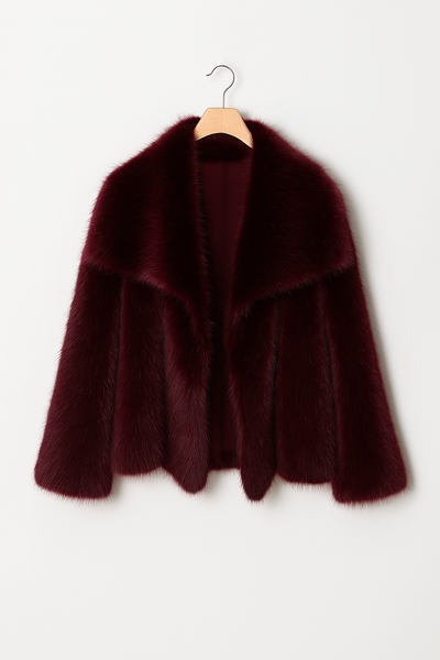 Klaudia Kunstfelljacke Oversized