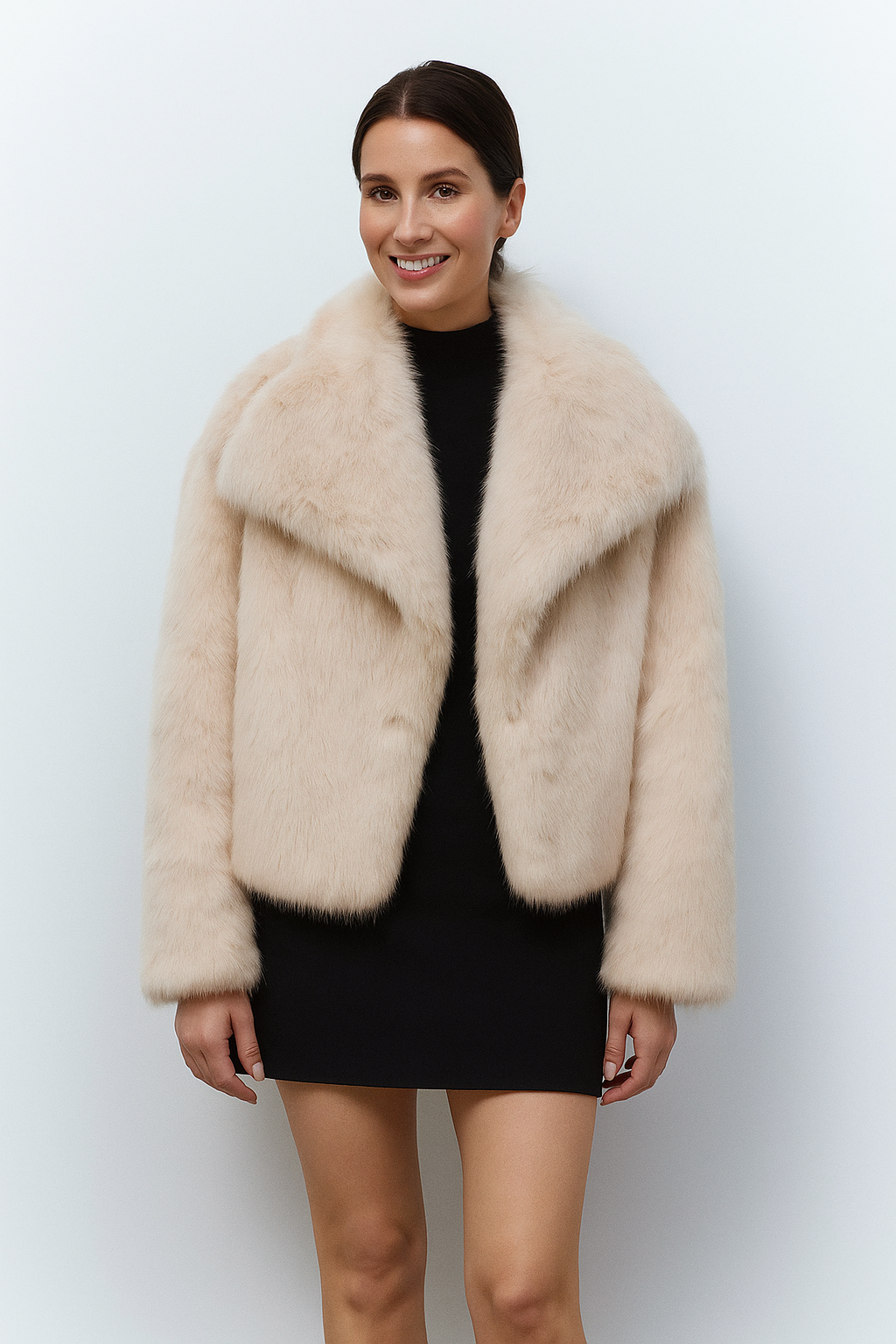 Klaudia Kunstfelljacke Oversized