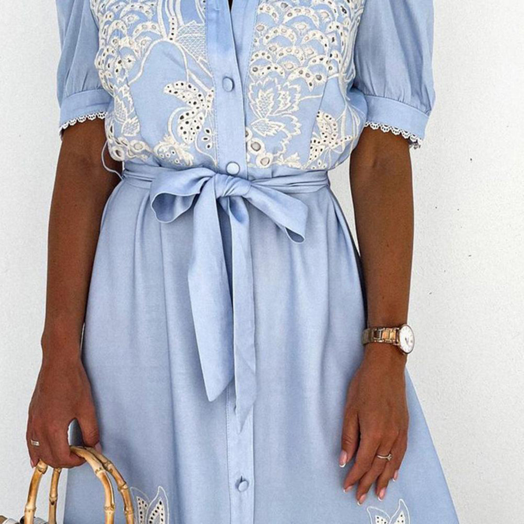 Lara - Fließendes Damen Maxikleid Strand Urlaub