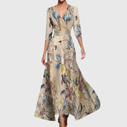 Leila | Elegantes Kleid – Champagner