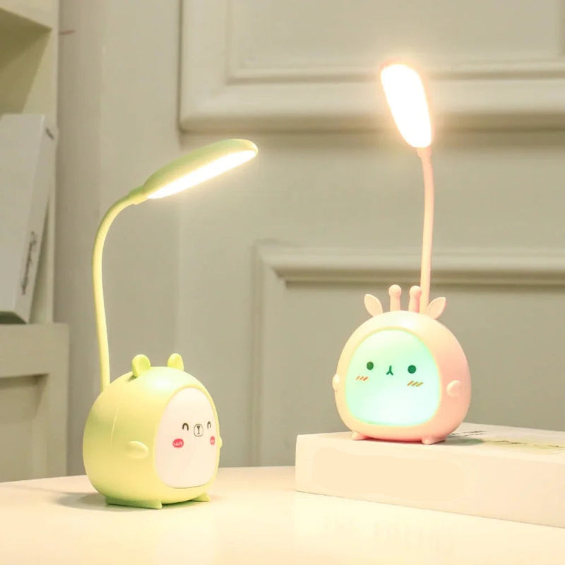 Leselampe für Kinder und USB-Ladefunktion – Tragbares, farbenfrohes Nachtlicht für sicheres Lesen und Lernen