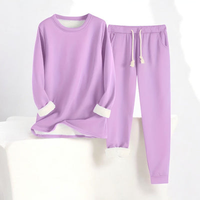 Loungewear-Set | Weite Hose & Langarm-Top | Eleganter Komfort
