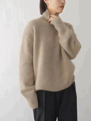 Acantha - Weicher Rollkragenpullover – Taupe