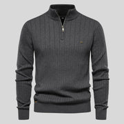 Marco | Herrenpullover stilvoll aus feinem Strick – Grau