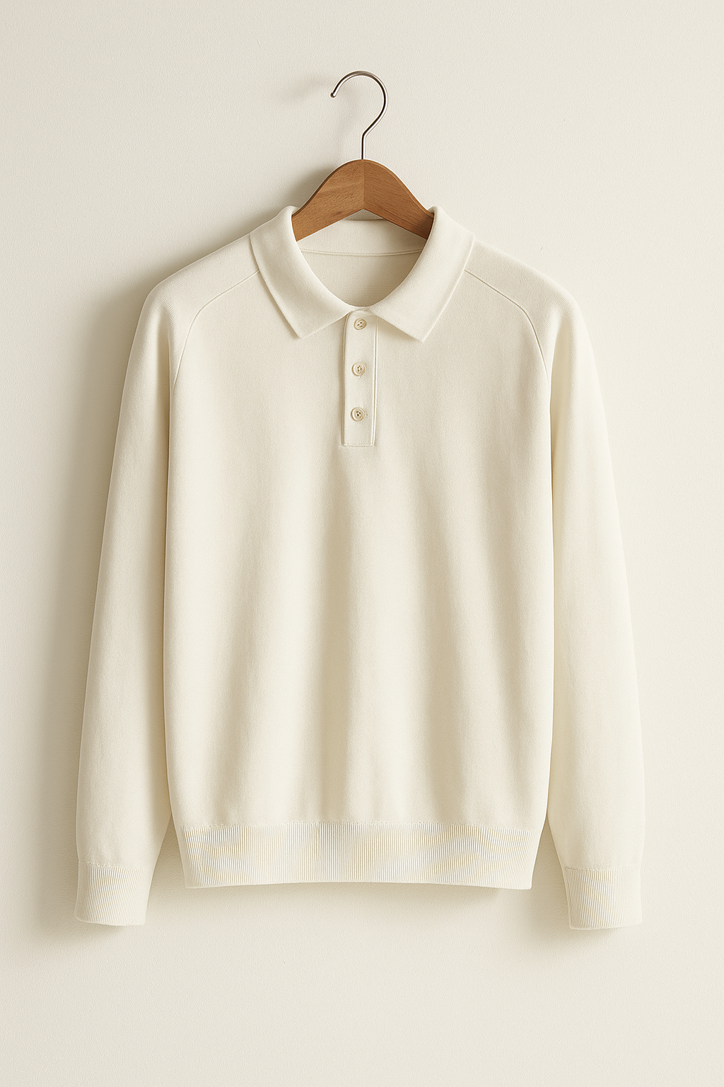 Luke Strick Poloshirt Langarm